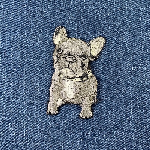 Toppa applique bulldog