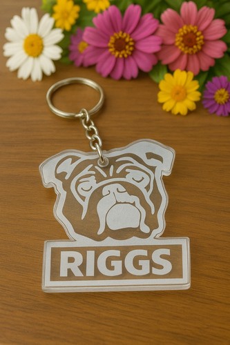 Personalised bulldog dog - personalised,