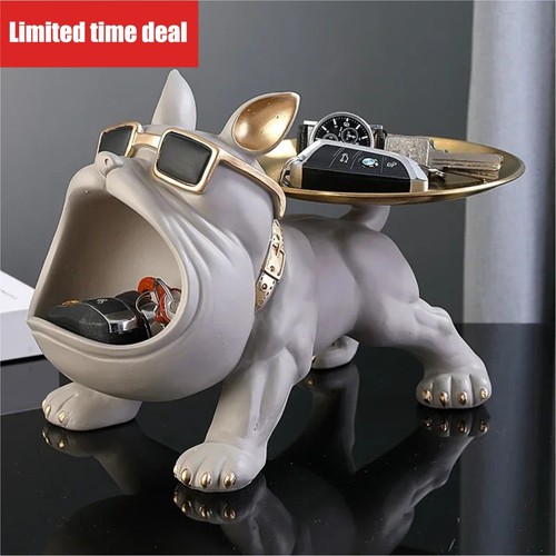 Bulldog statuina cane - statuina, statua
