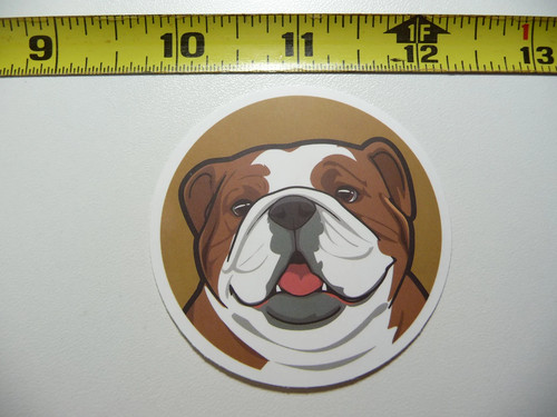 Bulldog ritratto cerchio - bulldog,
