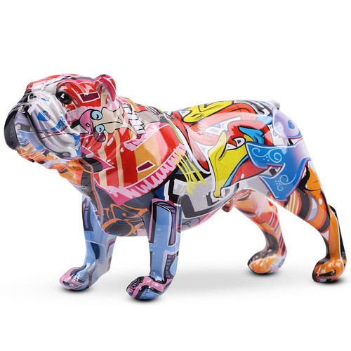 Scultura bulldog graffiti - scultura,